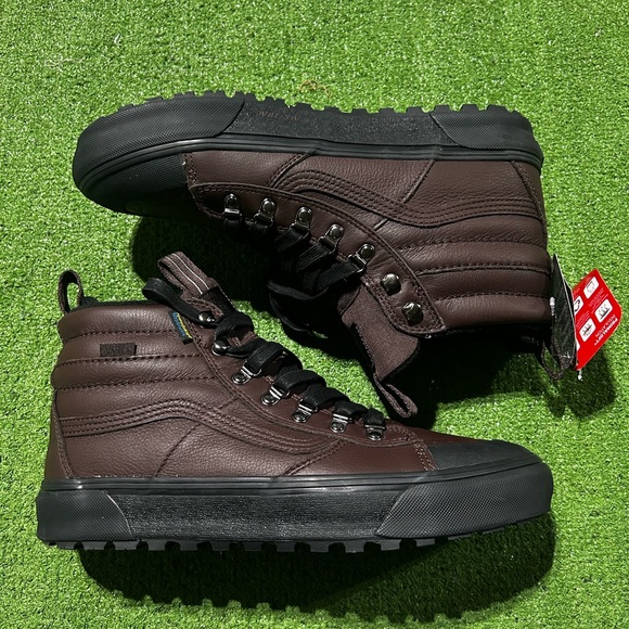 Vans Sk8-Hi MTE 2 NBY Waterproof Insulated Leather Brown Mens Shoes Size 10 - Picture 4 of 7